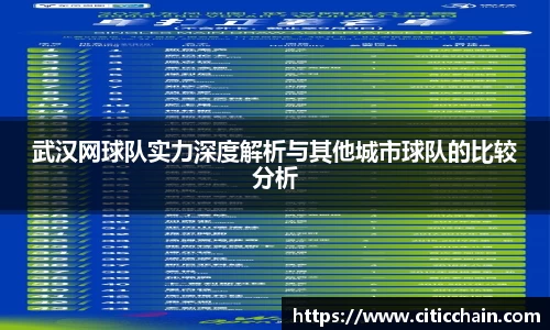 武汉网球队实力深度解析与其他城市球队的比较分析